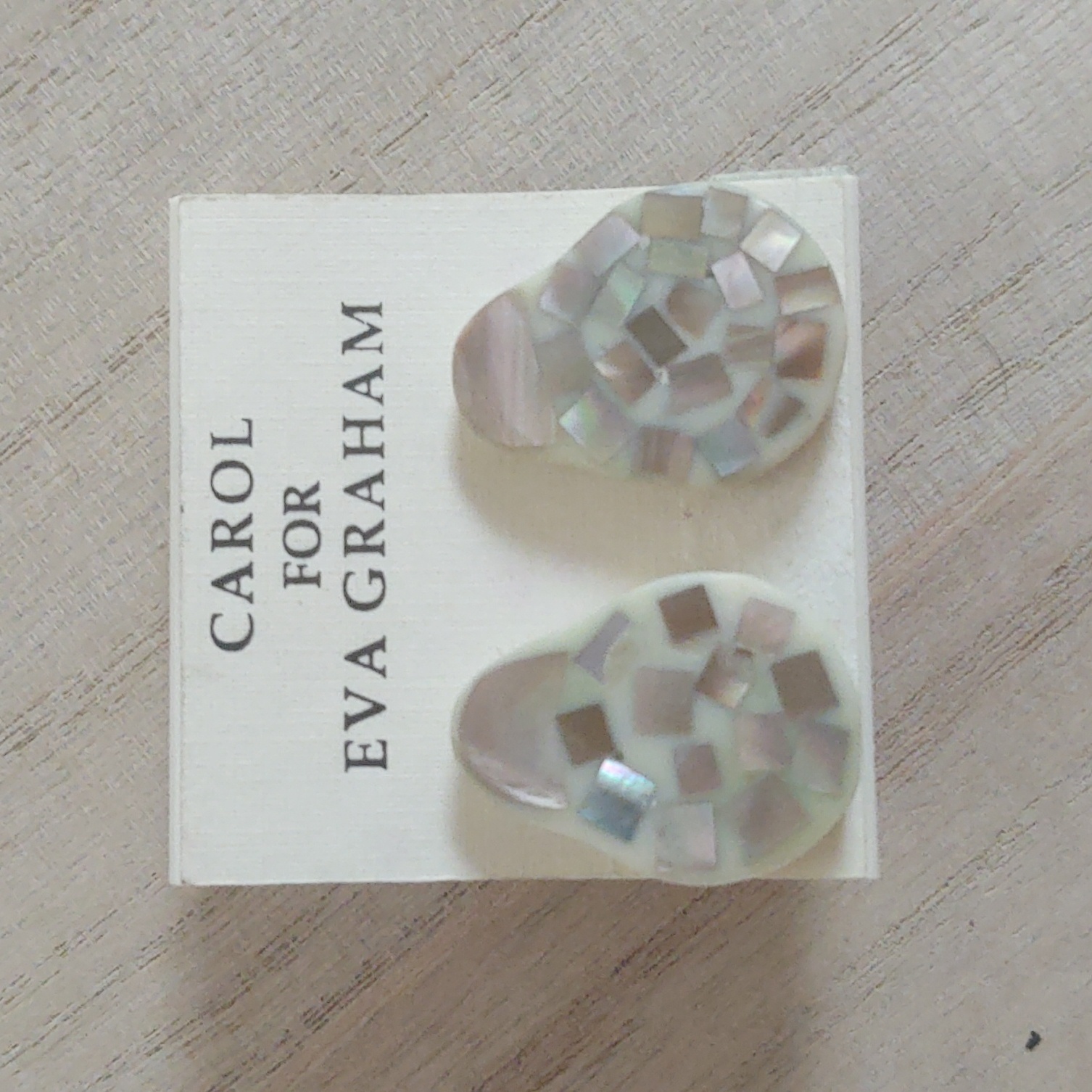 Vintage Mop Earrings